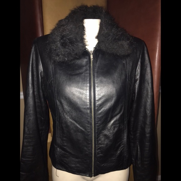 leather limted Jackets & Blazers - Leather Limited black women’s jacket